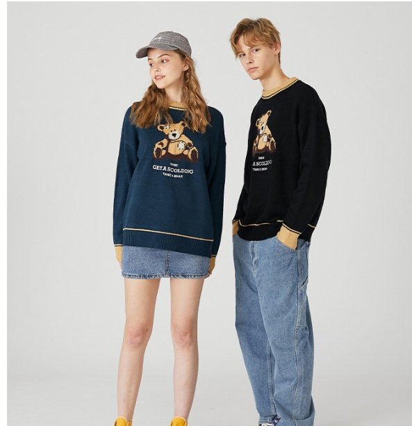 Lovers young men and women sweaters Lovers young men and women sweaters 1