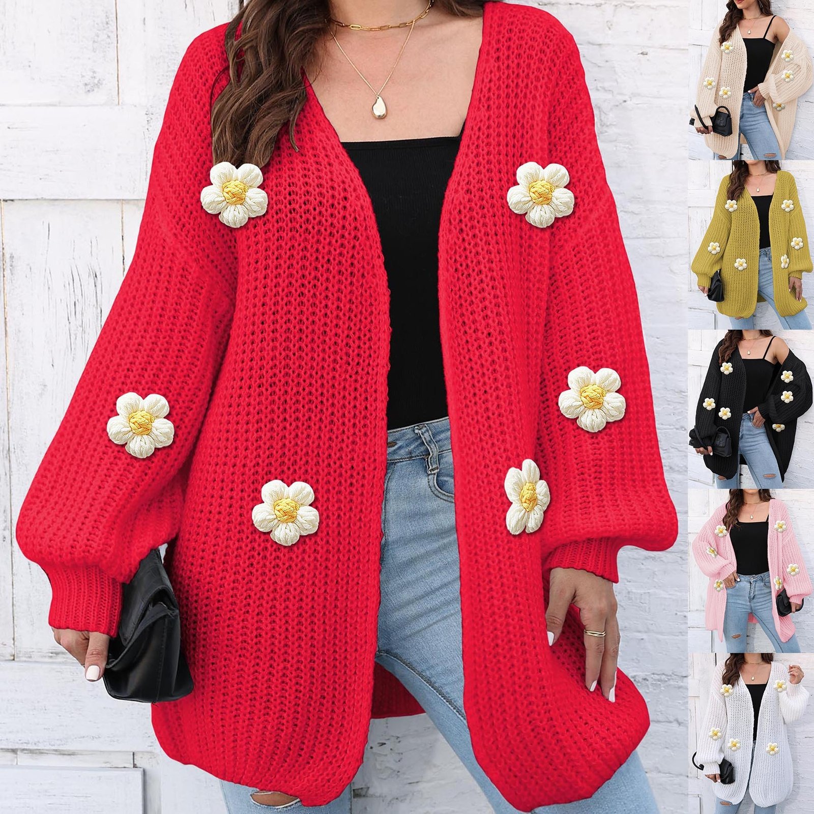 Thick Coat Thick Needle Woven Women's Sweater Thick Coat Thick Needle Woven Women's Sweater 1